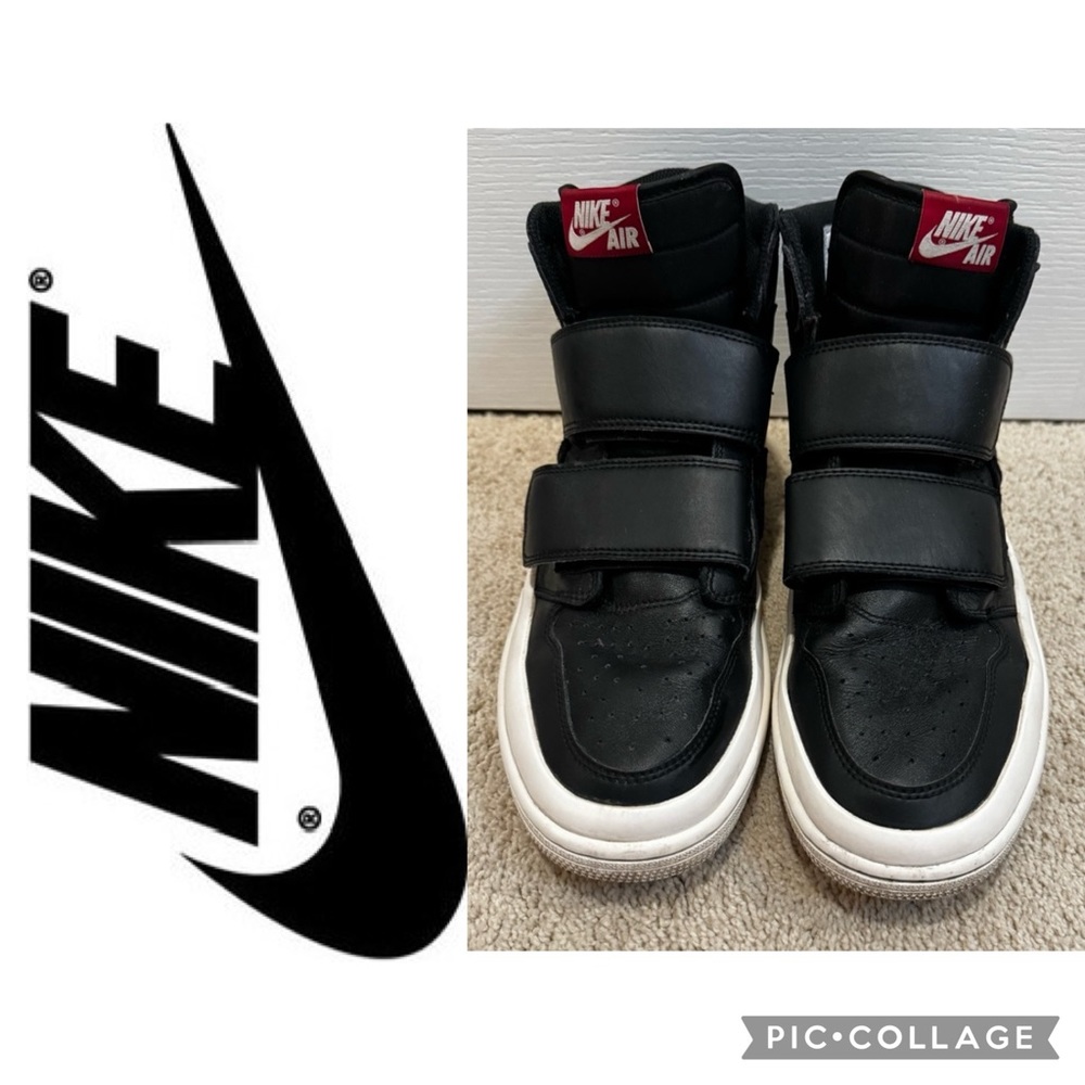 Nike Men's Black and White Sneakers